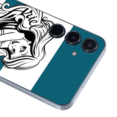 Disney The Little Mermaid Ariel Stripes Galaxy A35 5G Skin